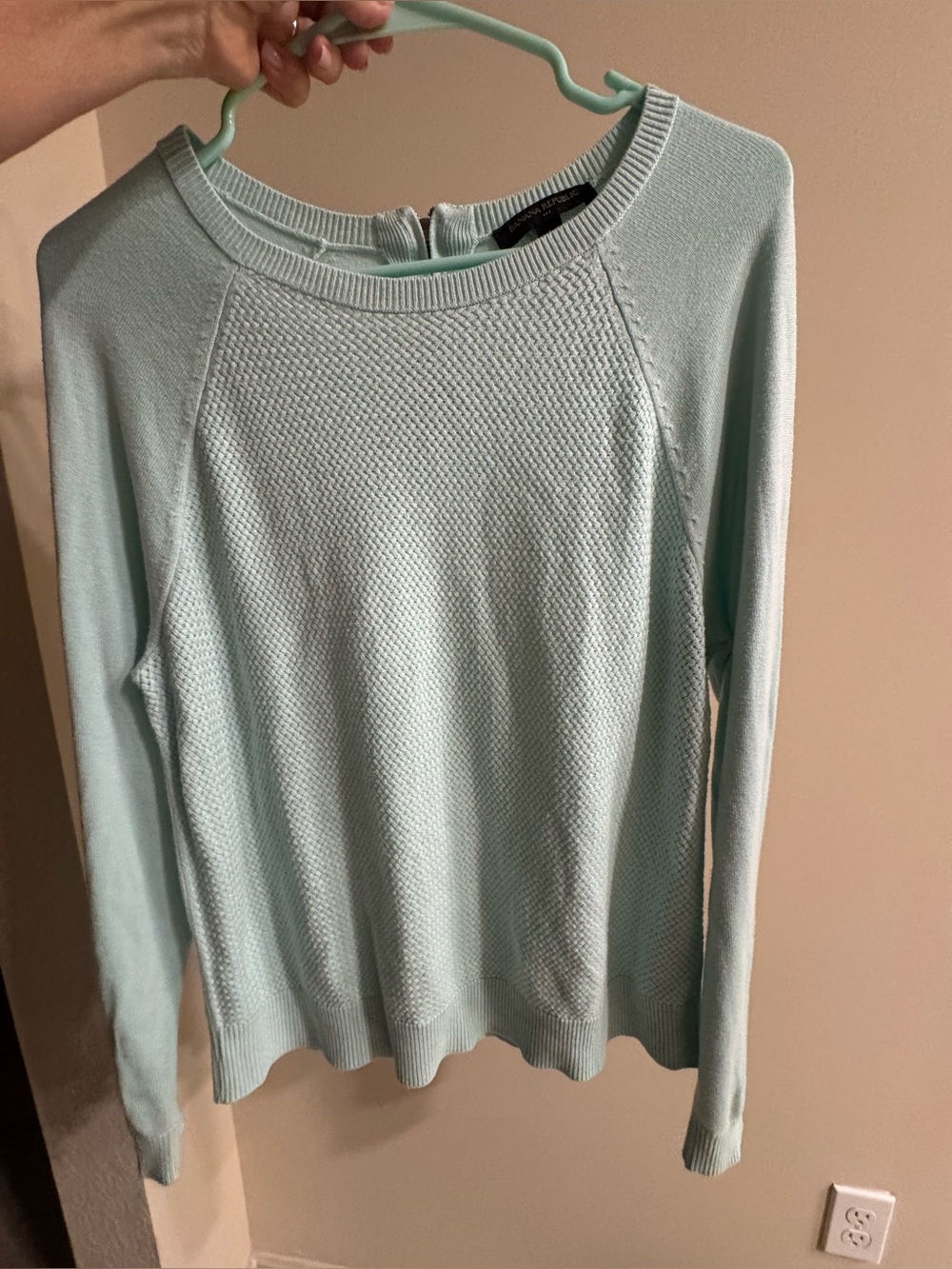 Banana Republic Mint Green Crewneck Sweater